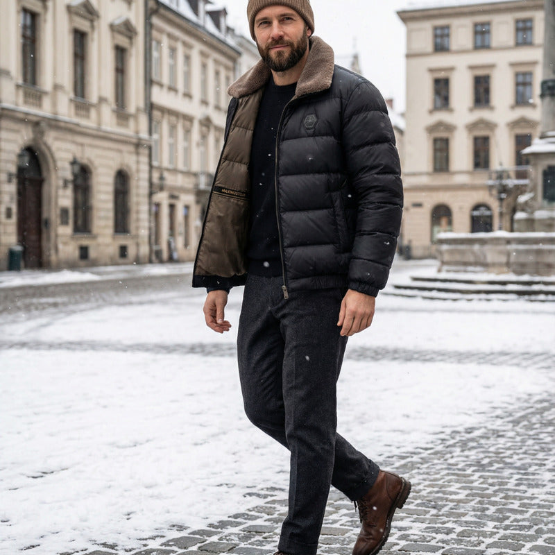 Men's Light Down Jacket – Exceptional Warmth, Lightweight Design-Outfit2Go