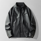 Men's Leather Jacket – Stylish and Durable Outerwear.-Outfit2Go