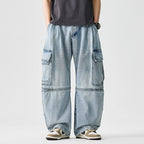 Men's Cargo Jeans - Stylish and Functional-Outfit2Go