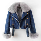 Women's Luxurious Fur Jacket-Outfit2Go