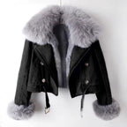 Women's Luxurious Fur Jacket-Outfit2Go