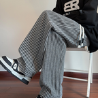 Men's Herringbone Sweatpants - Trendy and Comfortable