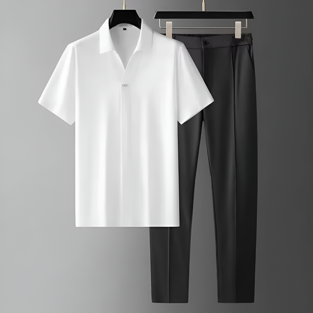 Men's Oxford Polo Set - Stylish & Comfortable Outfit-Outfit2Go