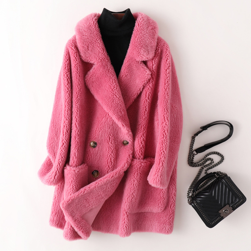 Women's Shearling Coat - Stylish and Cozy Outerwear