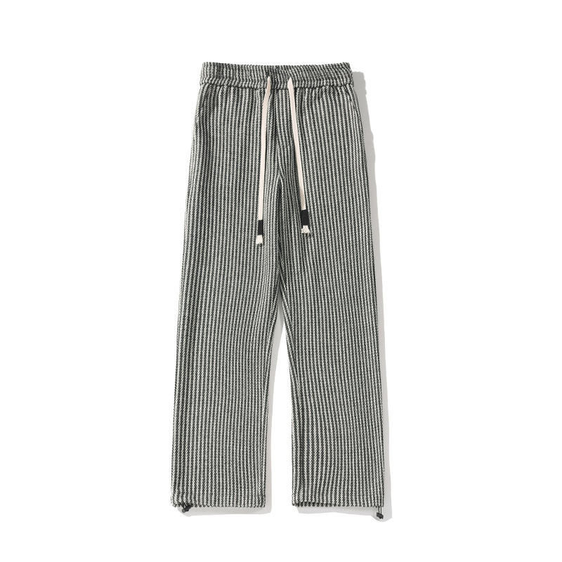 Men's Herringbone Sweatpants - Trendy and Comfortable