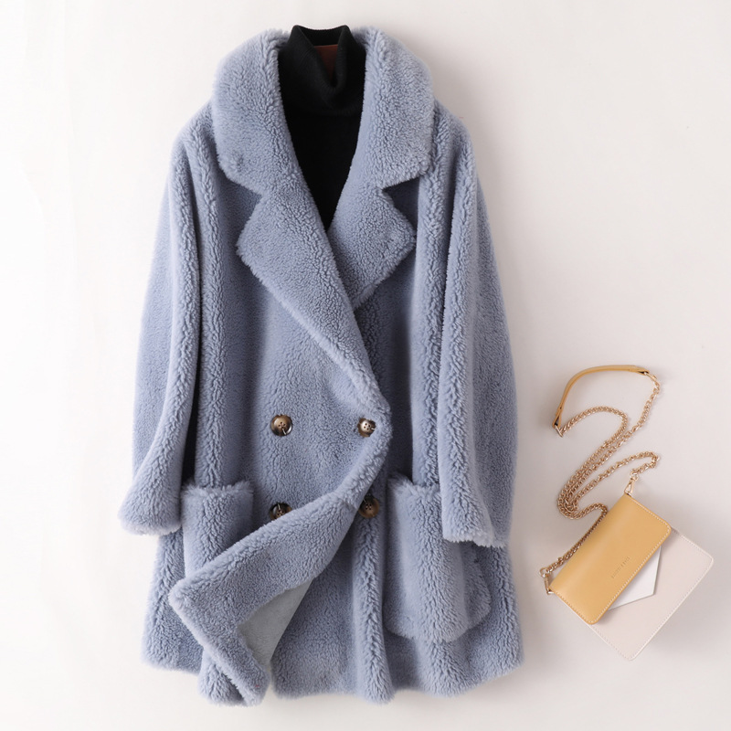 Women's Shearling Coat - Stylish and Cozy Outerwear
