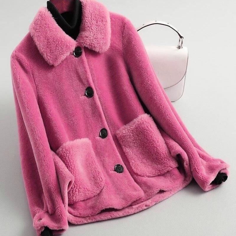 Women's Rosette Wool Jacket