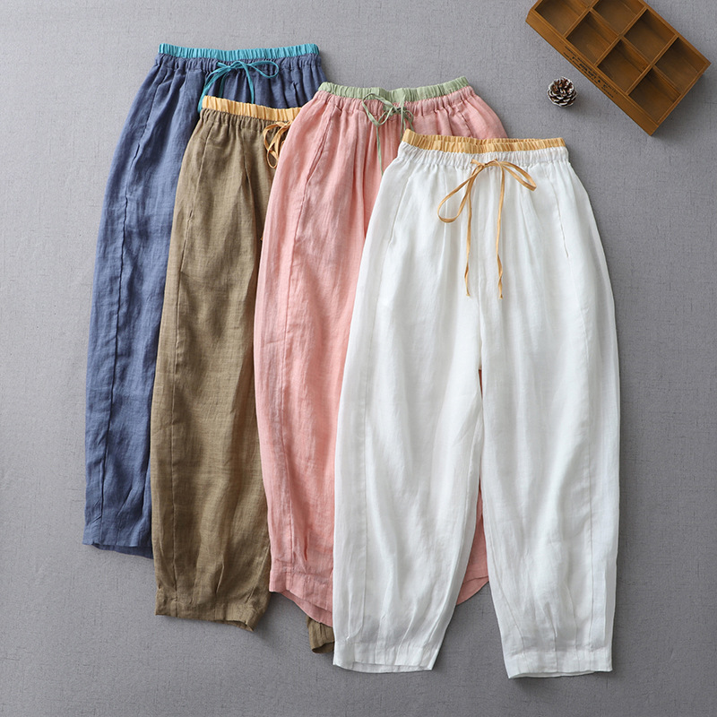 Women's Lightweight Linen Pants