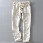 Men's Lightweight Linen Joggers-Outfit2Go