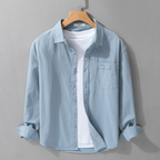 Men's Linen Cotton Shirt - Lightweight & Comfortable