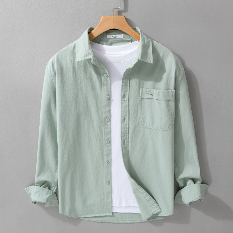 Men's Linen Cotton Shirt - Lightweight & Comfortable