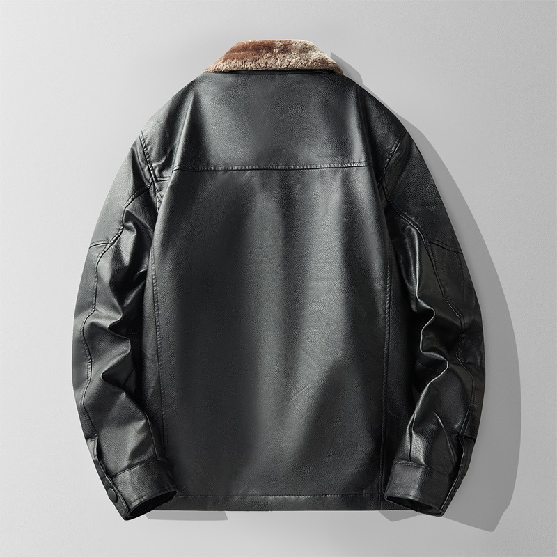 Men's Black Leather Jacket