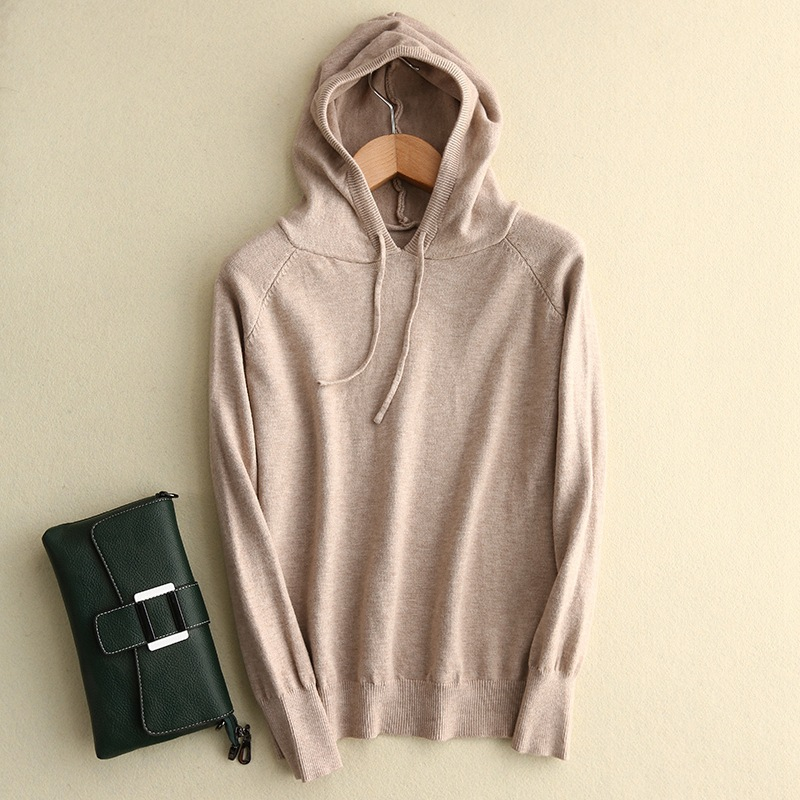Women's Cashmere Hoodie - Luxurious Comfort and Style