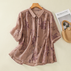 Women's Linen Blouse - Stylish and Comfortable Top