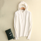 Women's Cashmere Hoodie - Luxurious Comfort and Style