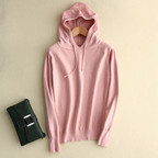 Women's Cashmere Hoodie - Luxurious Comfort and Style