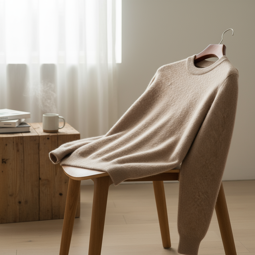 Men's Cashmere Crewneck Sweater-Outfit2Go