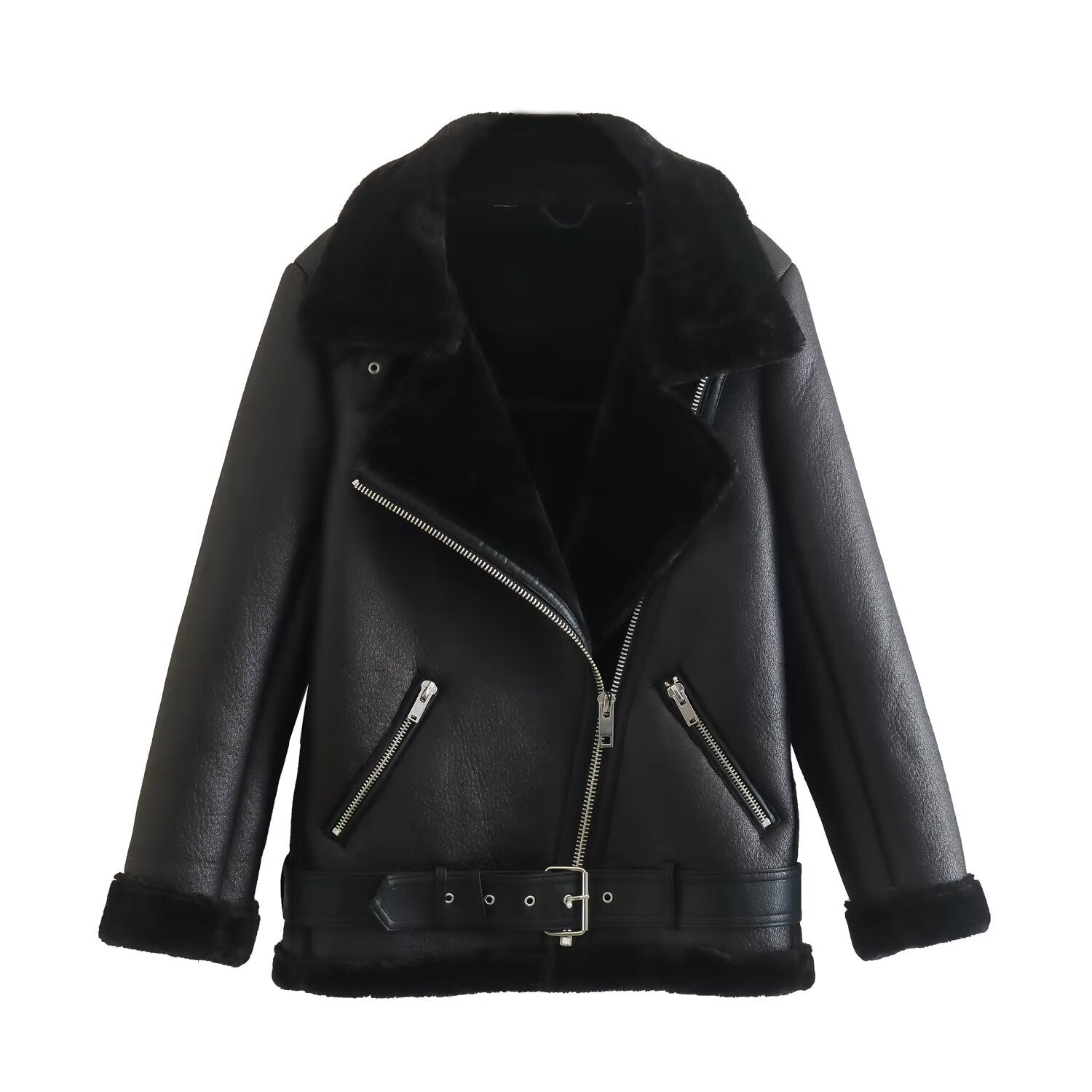 Women's Elegant Biker Jacket-Outfit2Go