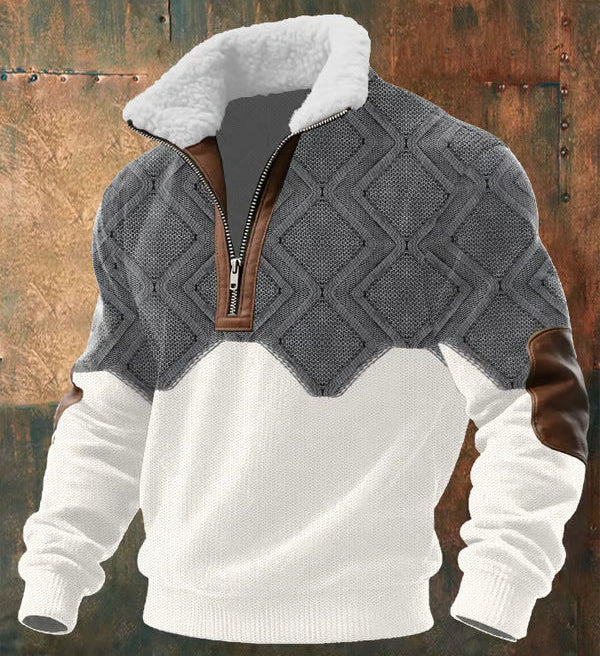 Men's Zip-Up Sweater-Outfit2Go