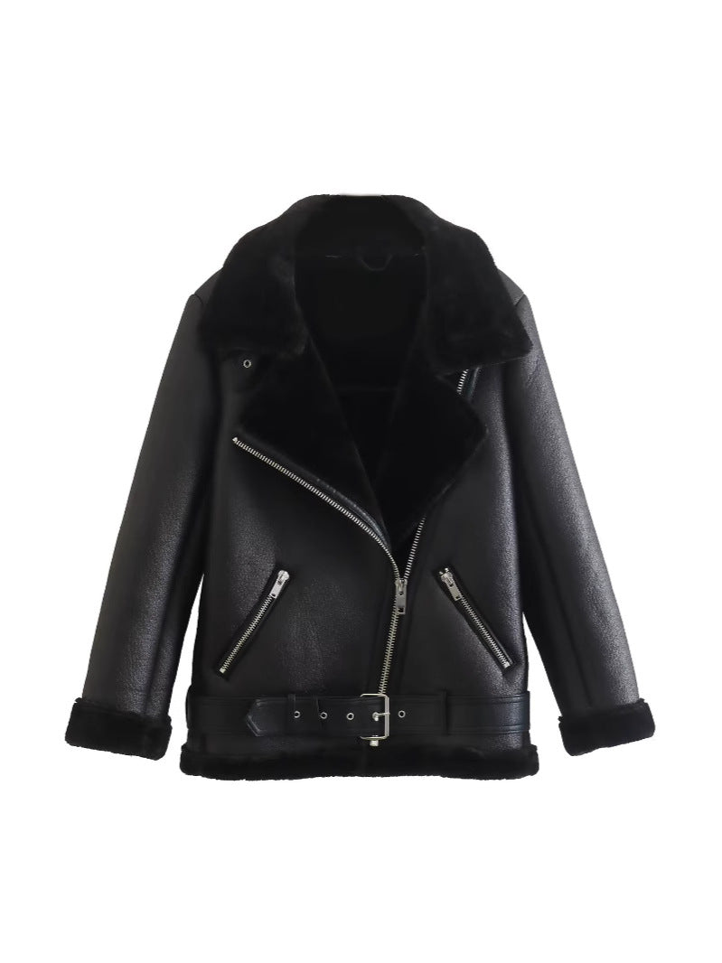 Women's Elegant Biker Jacket-Outfit2Go