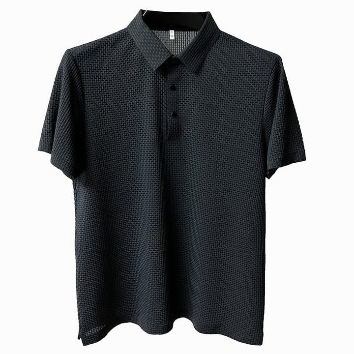 Men's Mulberry Silk Polo Shirt-Outfit2Go