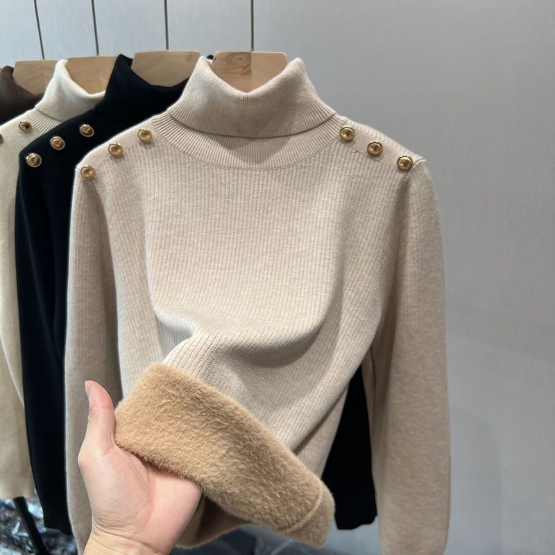 Women's Wool Turtleneck Sweater
