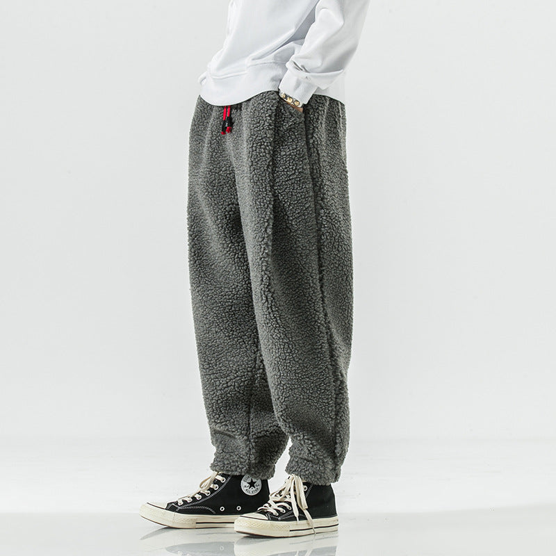 Men's Lambswool Sweatpants - Cozy and Stylish