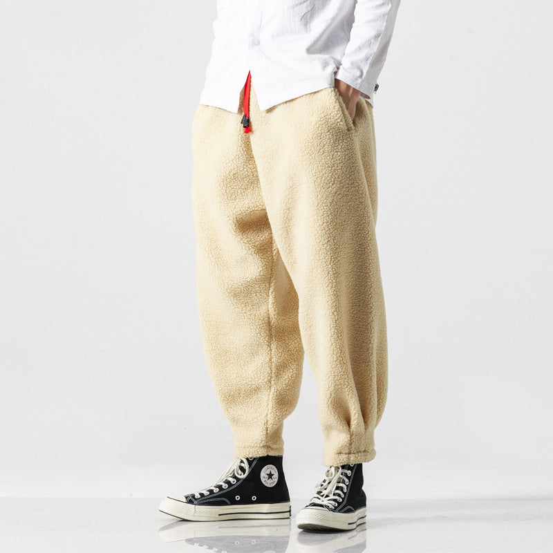 Men's Lambswool Sweatpants - Cozy and Stylish