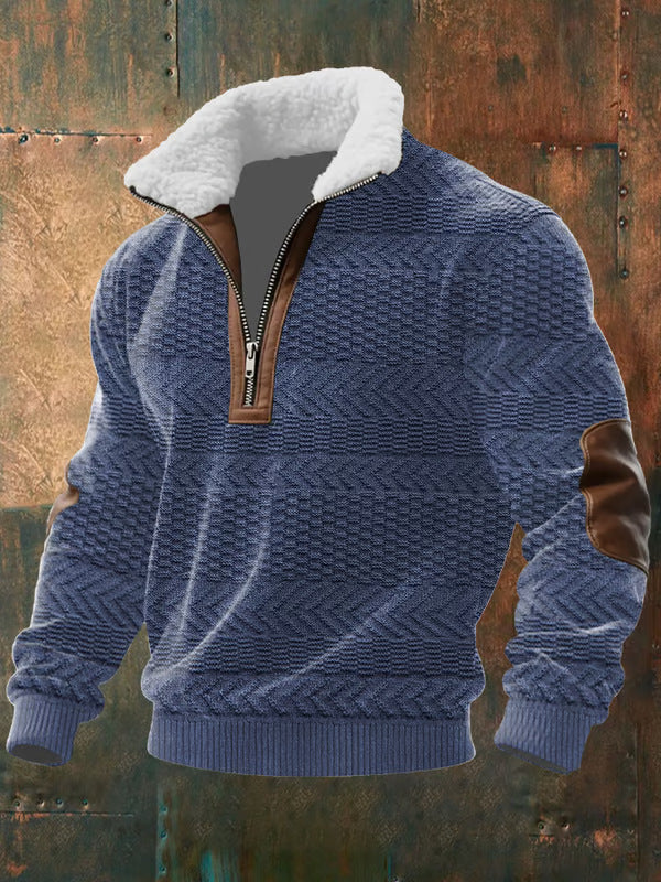 Men's Zip-Up Sweater-Outfit2Go