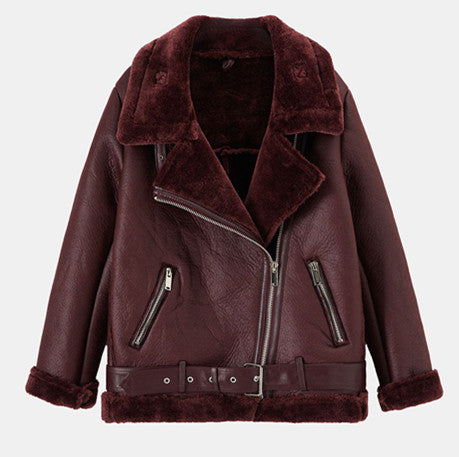 Women's Winter Lambskin Coat-Outfit2Go