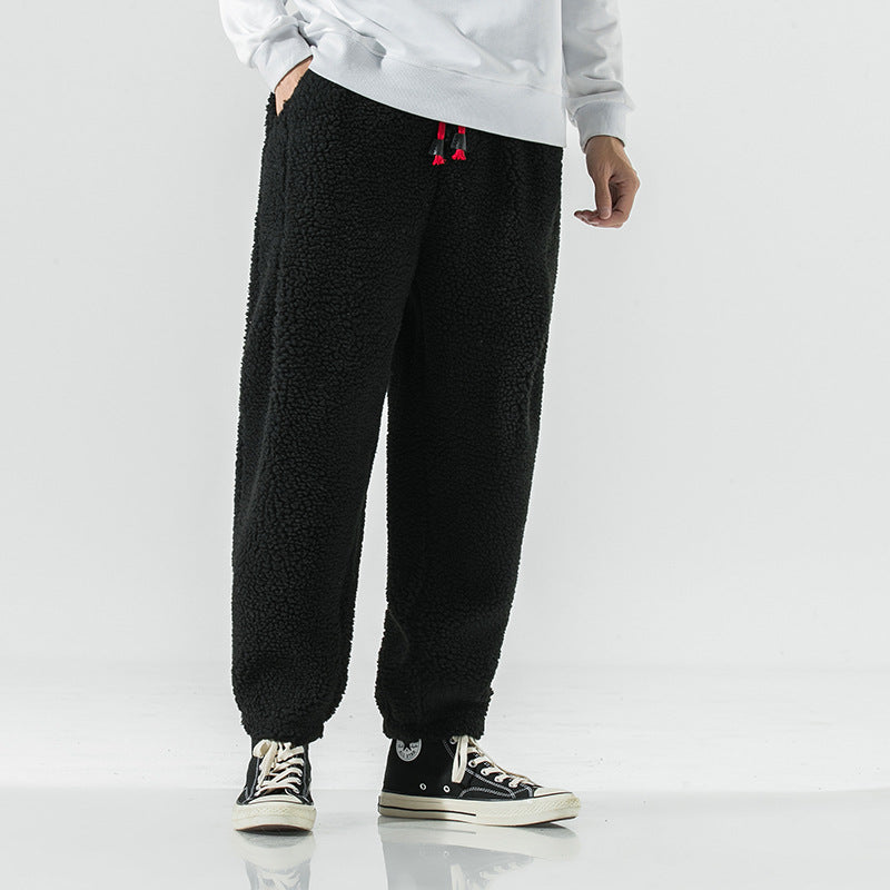 Men's Lambswool Sweatpants - Cozy and Stylish