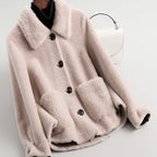 Women's Rosette Wool Jacket