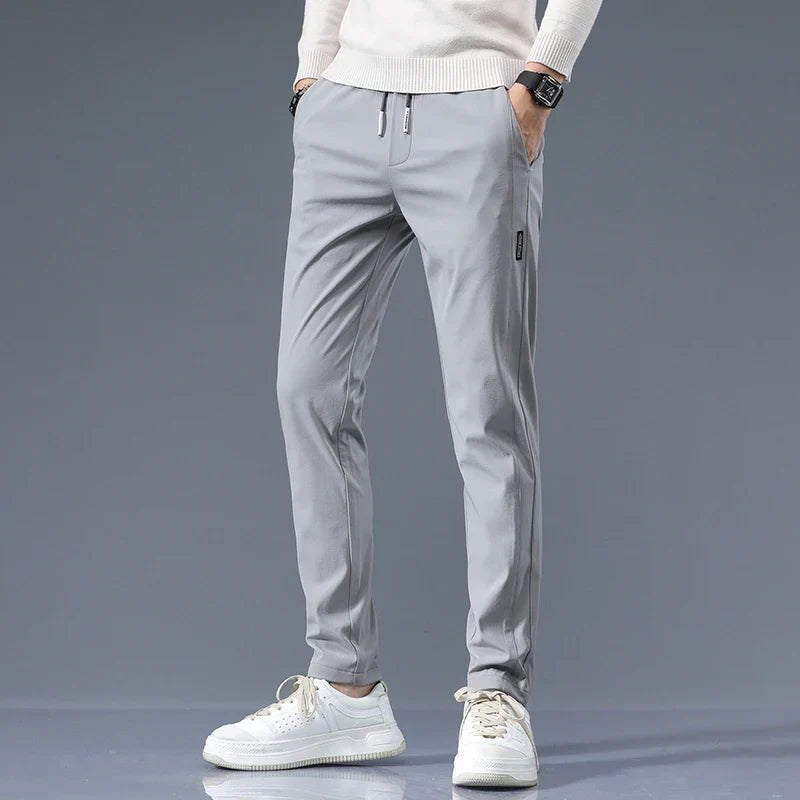 Men's Athletic Fit Trackline Pants with Moisture-Wicking Fabric-Outfit2Go
