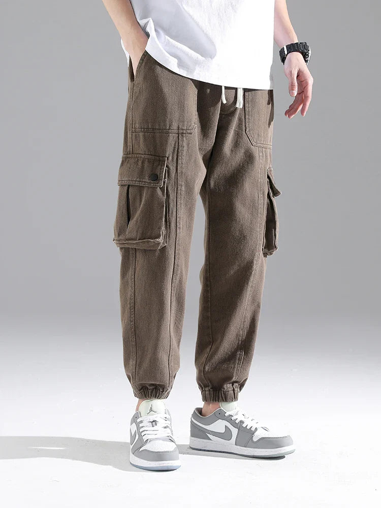 Men's Cargo Joggers Slim Fit Versatile Pockets-Outfit2Go