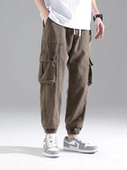 Men's Cargo Joggers Slim Fit Versatile Pockets-Outfit2Go