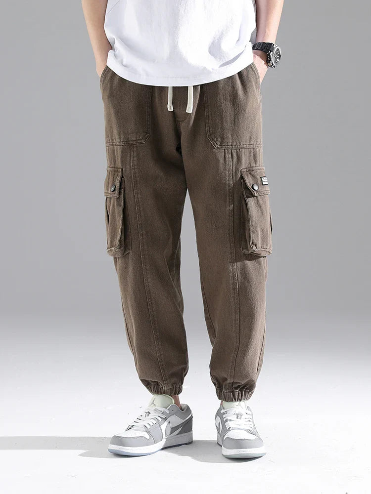 Men's Cargo Joggers Slim Fit Versatile Pockets-Outfit2Go