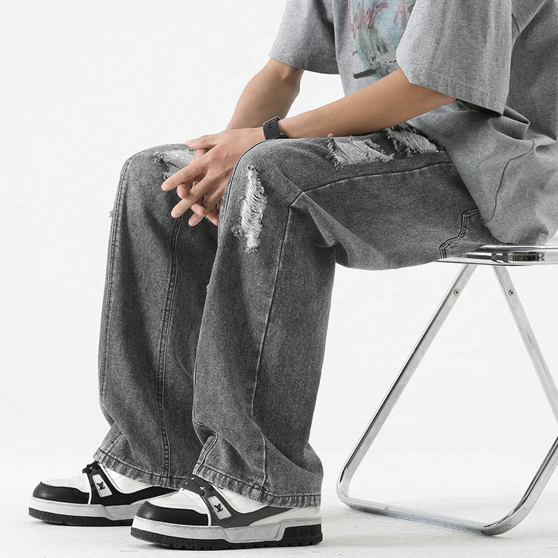 Men's Relaxed Fit Jeans with Comfortable Stretch-Outfit2Go