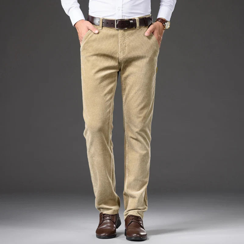 Men's Corduroy Pants Slim Fit Soft Fabric-Outfit2Go