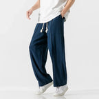 Men's Relaxed Fit Cotton Pants with Comfortable Stretch-Outfit2Go