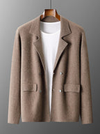Men's Cashmere Cardigan - Luxurious Comfort and Style-Outfit2Go