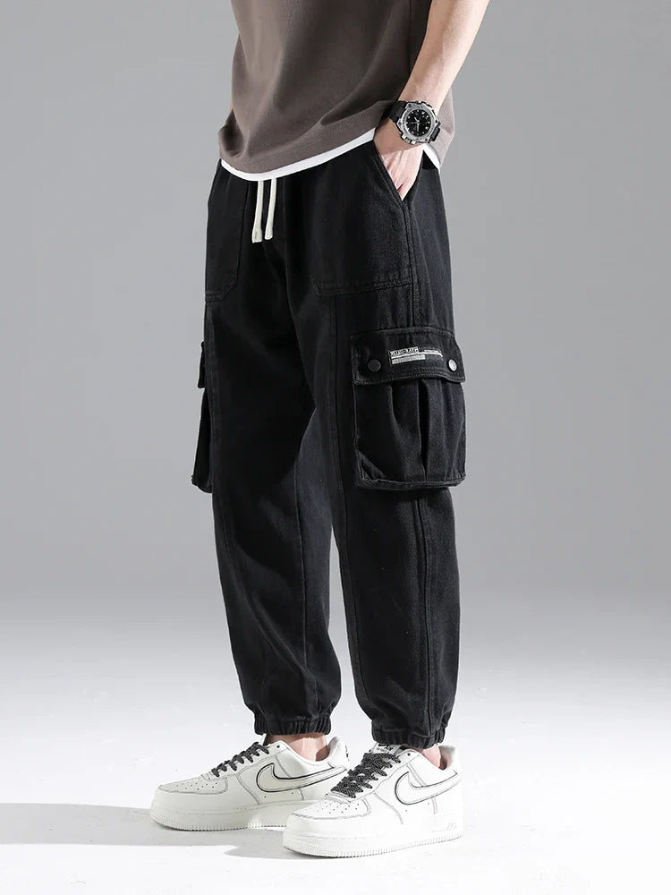 Men's Cargo Joggers Slim Fit Versatile Pockets-Outfit2Go
