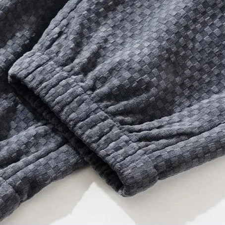 Men's Checkered Corduroy Pants with Vault Design-Outfit2Go