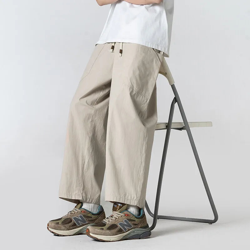 Men's Oversized Cotton Pants with Kyoto Style-Outfit2Go
