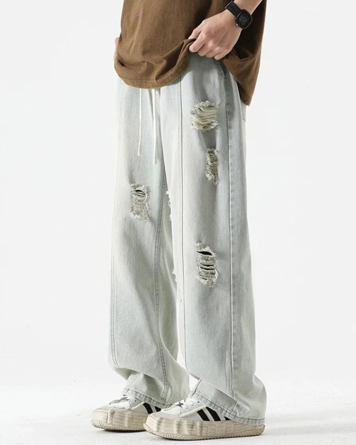 Men's Relaxed Fit Jeans with Comfortable Stretch-Outfit2Go