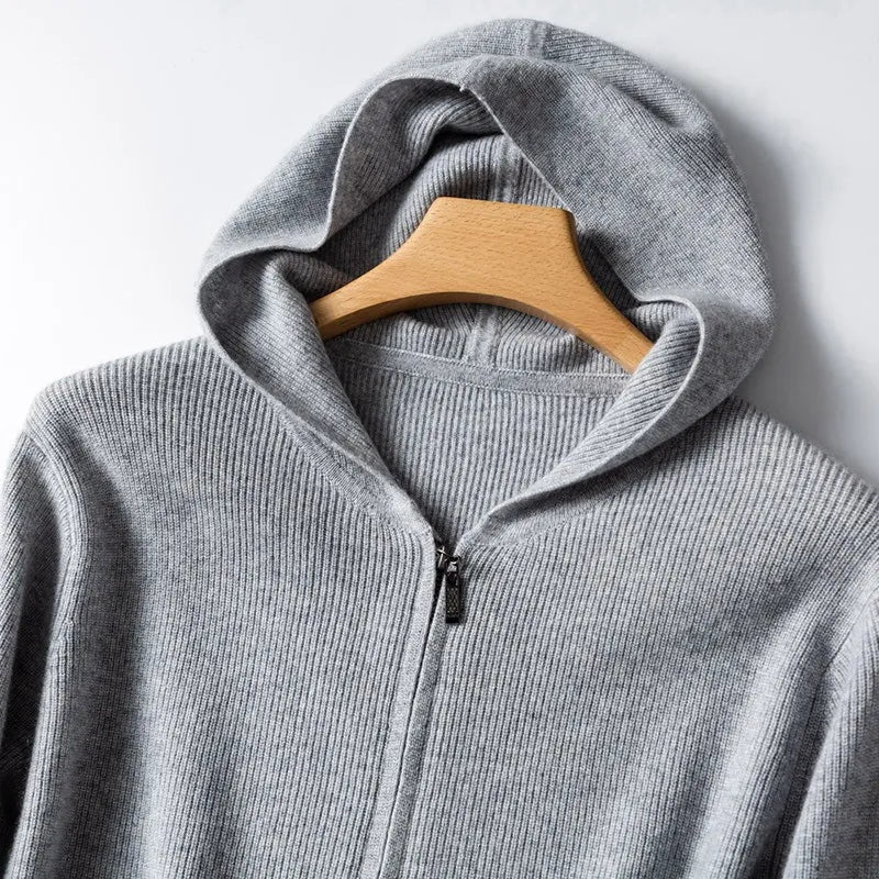 Men's Merino Wool Blend Hoodie-Outfit2Go