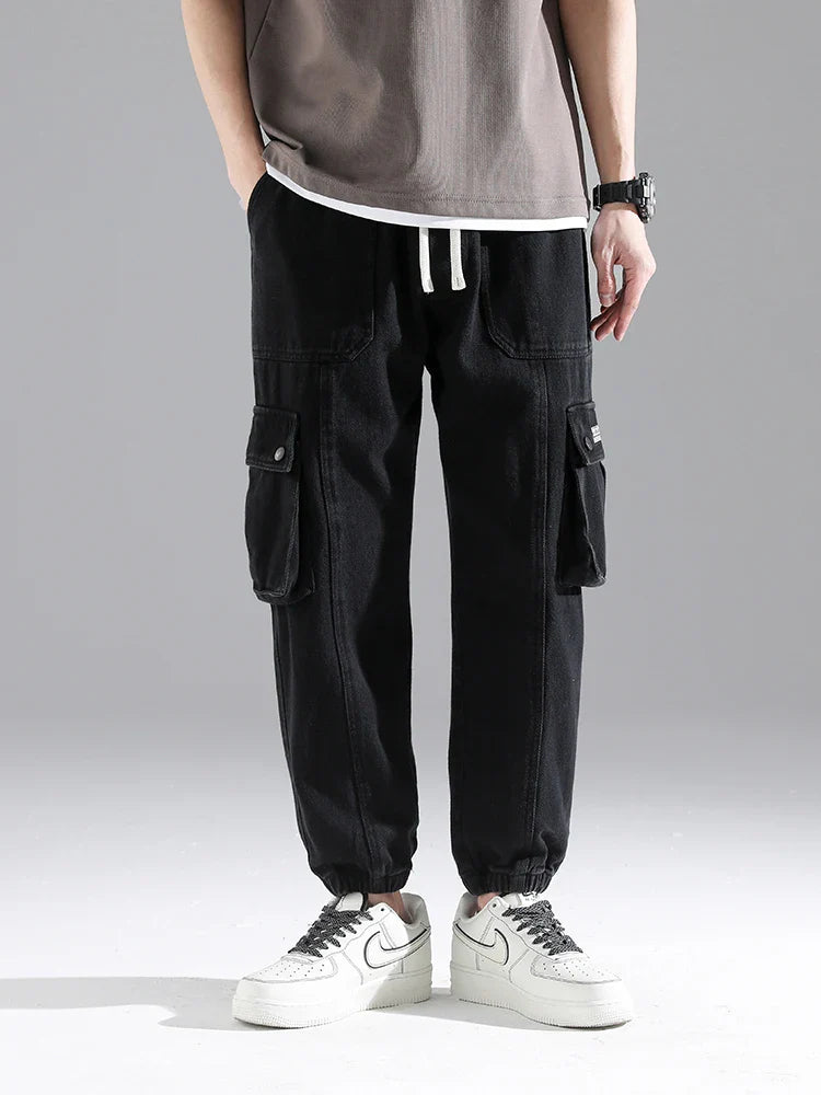 Men's Cargo Joggers Slim Fit Versatile Pockets-Outfit2Go