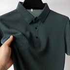 Men's Mulberry Silk Polo Shirt-Outfit2Go