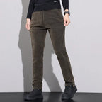 Men's Precision Flex Slacks Comfortable Fit Stretch Fabric-Outfit2Go