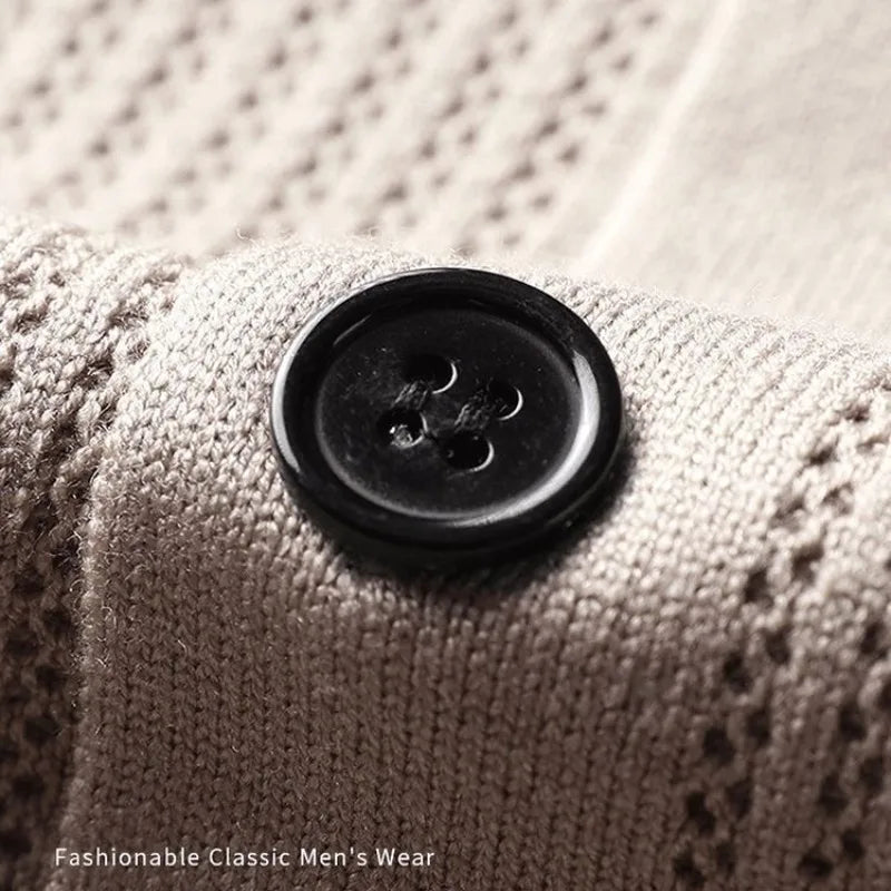 Men's Stripe Cardigan-Outfit2Go