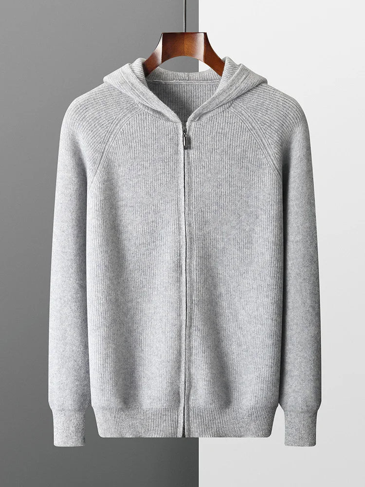 Men's Merino Wool Blend Hoodie-Outfit2Go